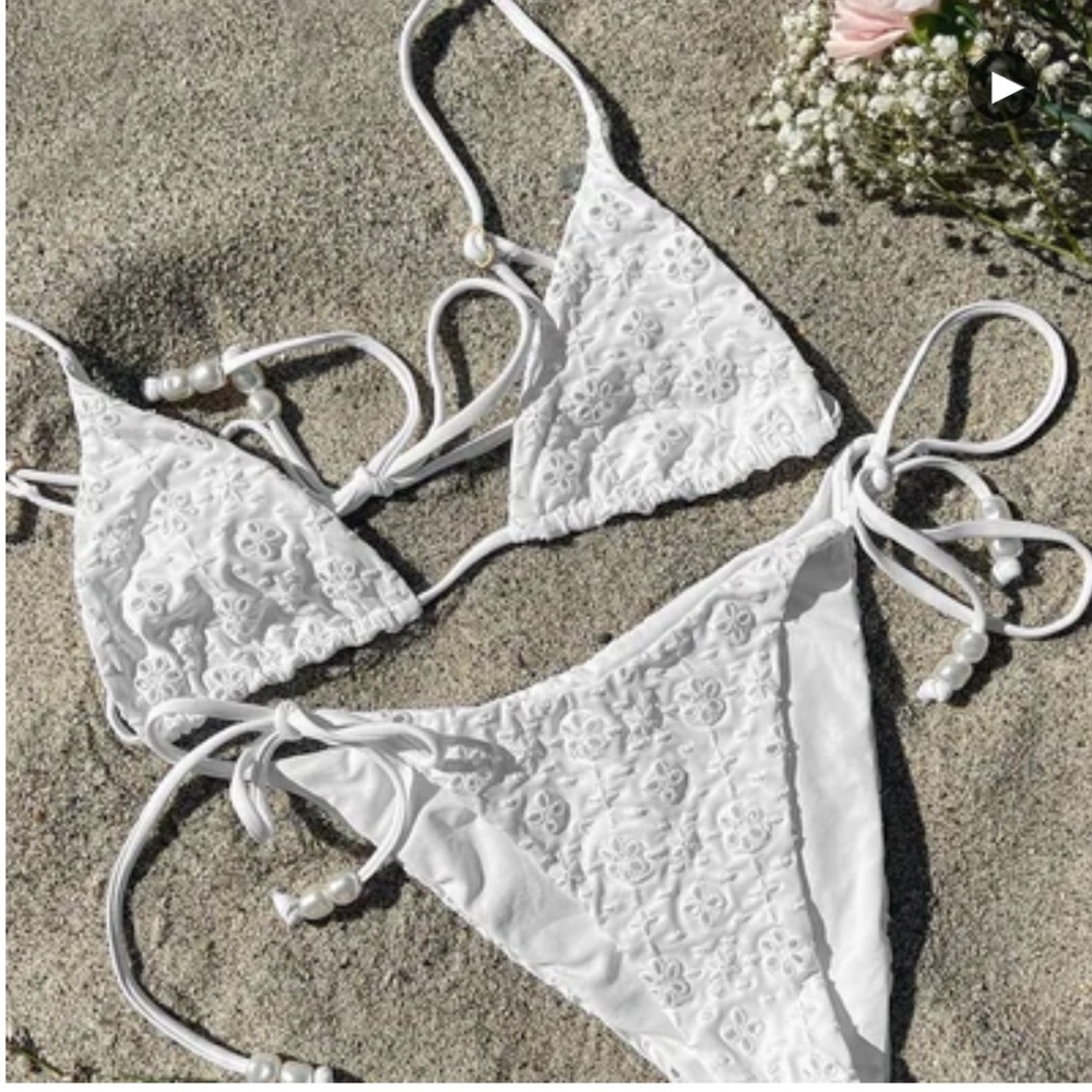 LSpace Eyelet Bikini in White